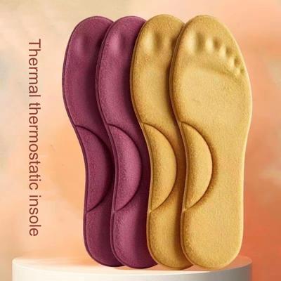 1 Pair Memory Foam Orthopedic Insoles Self-heating Shoe Pads Ultra-Thick Cozy Feet Warm Self Heated Thermal Insoles