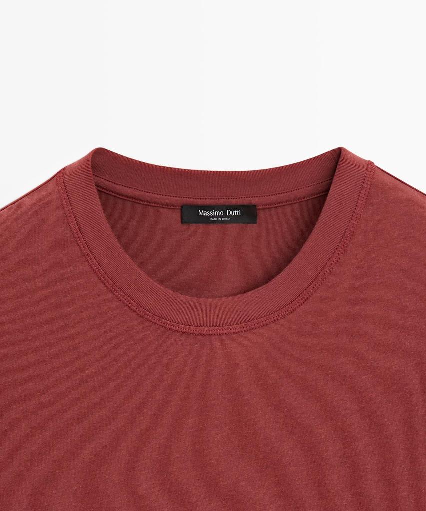 Masimodutti Short Sleeve Cotton Blend T-Shirt