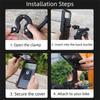 Magnetic Mount Motorcycle Phone Holder 360° Swivel Waterproof Phone Holder  Bicycle