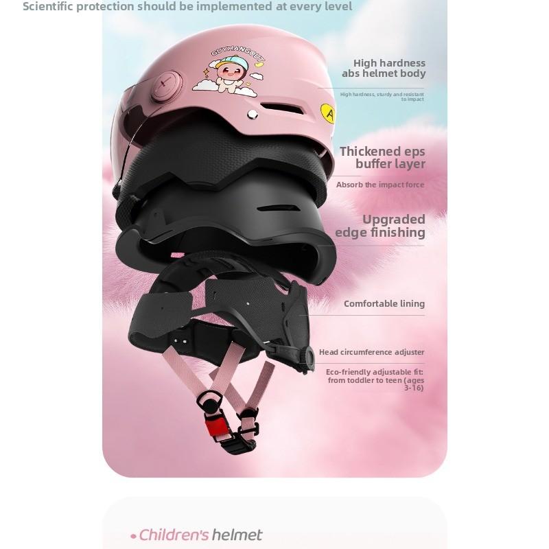 Children's Helmet Boys and Girls Four Seasons Universal Electric Car Children Scooter Helmet