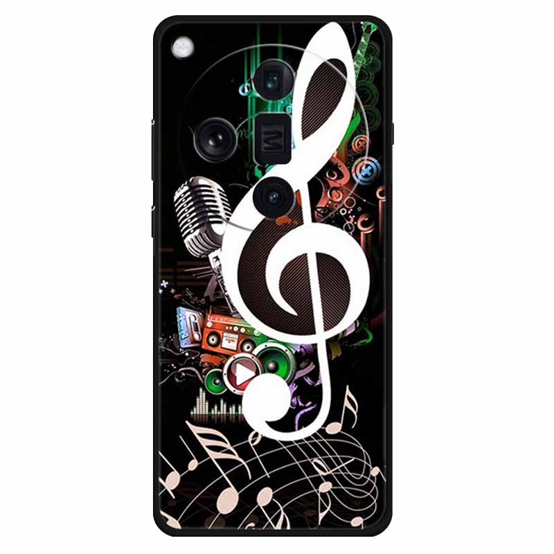 Funda For Oppo Find X7 Ultra Case Find X7 Silicone Space Wolf TPU Soft Phone Cover For OPPO Find X7 Pro/ X7 Ultra Case Cat Coque