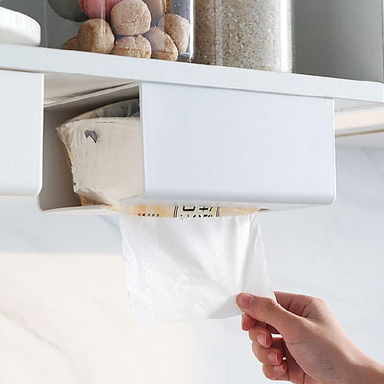 Arbeitsplatten-Papierhandtuchspender Taschentuchbox-Abdeckung Wandmontierter Serviettenhalter Badezimmerzubehör