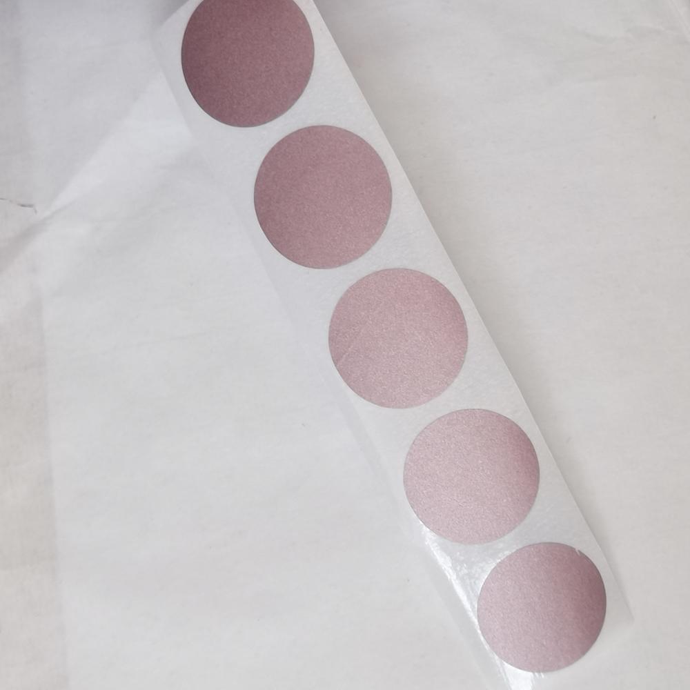 100PCS 20mm Round Scratch Off Stickers Labels Tickets Promotional Games Favors розового золота