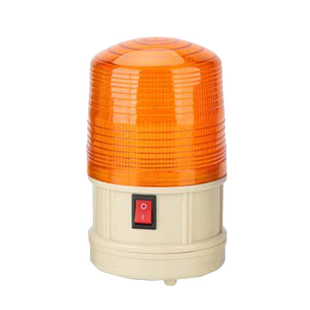DC6V / 12V Warning Lights with LED Flash Construction Rotation Warning Lamp