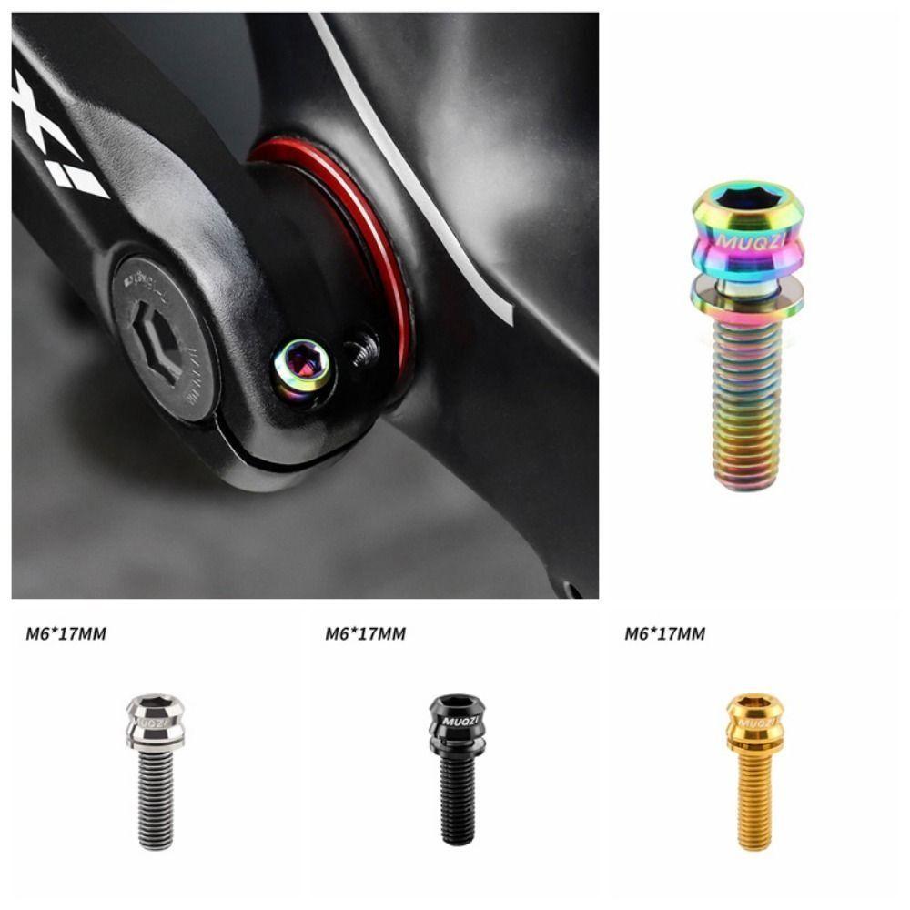Titanium Screw Bicycle Handle Screw Bicycle Disc Brake Seat Screw  Mountain Road Bike