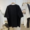 Camiseta Holgada de Algodón para Mujer con Estampado de Tres Ositos - Top de Moda Casual de Verano