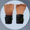 Cowhide Gym Gloves Wrist Brace Anti-Skid Weight Lifting Grip Pads Deadlifts Workout Fitness Gloves Pull Ups Bracer Protection