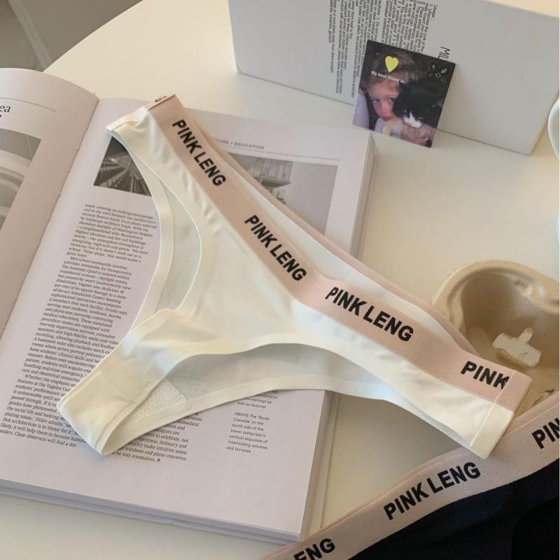 

Розпещена маленька дика кішечка: Леопардовий принт, трусики-тонги без швів з низькою посадкою для жінок M (70-100 jin) білий