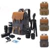 Backpack Camera Bag Waterproof Anti-theft Large Capacity DSLR Photo Bag Batik Canvas Camera Lens Bag for Canon Nikon Sony Drone