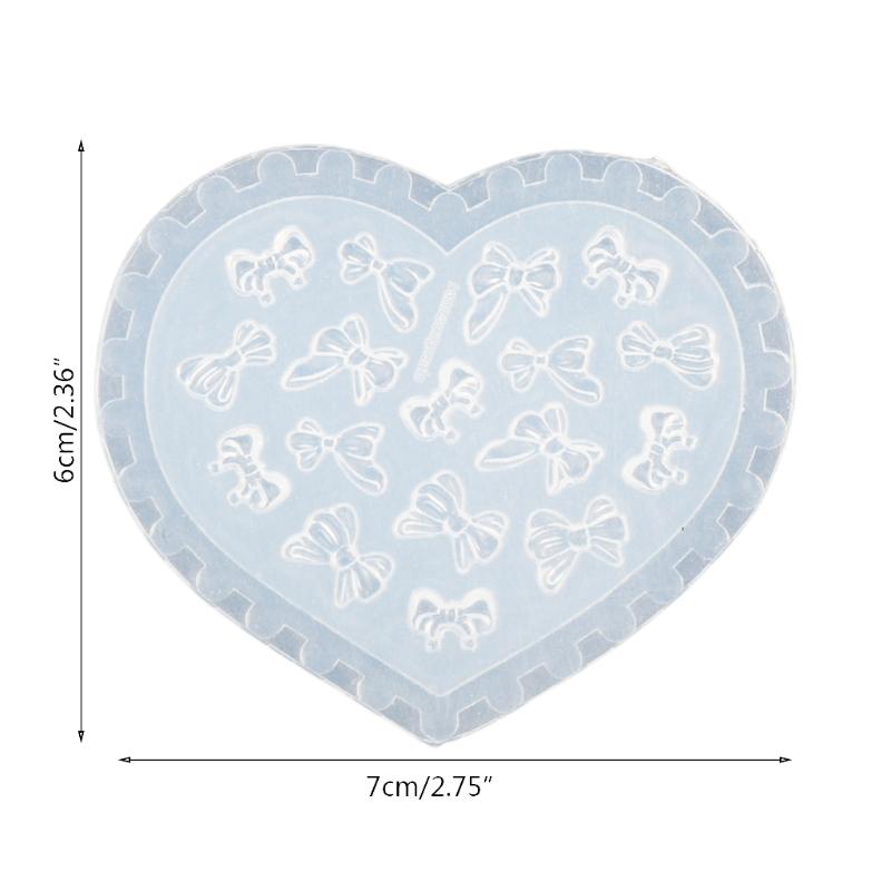 Forma do zdobienia paznokci 3D Silikonowa Kombinacja Forma Dekoracyjna Łuk do Zdobienia Paznokci Narzędzie do Tworzenia Zdobień Paznokci Silikonowy Szablon do Rzeźbienia Forma