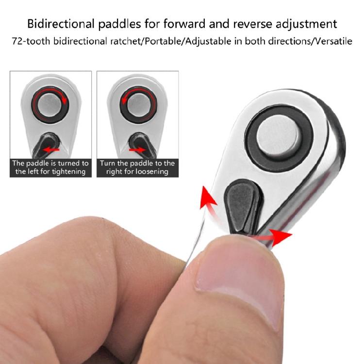 1/4" Drive Ratchet Handle 100Nm Torques Capacity Corrosion Resistant Steel Construction Easy Carrying Design