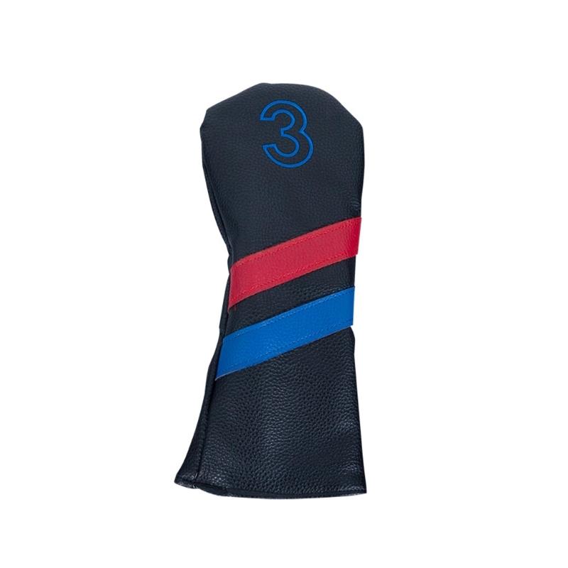 Strong PU Golf Iron Protectors Magnetic Closure Universals Water Resistant Protective Club Sleeves For Golf Player