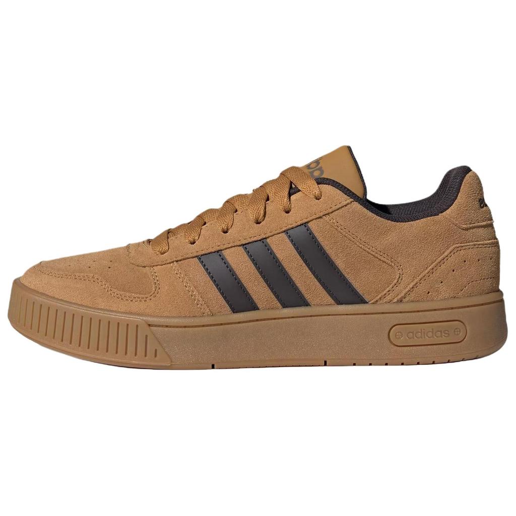 Adidas D-Pad Classic Fashion Comfortable Non-Slip Wear-Resistant Low-Top Skate Shoes Unisex Skate Shoes Black Brown KK1415