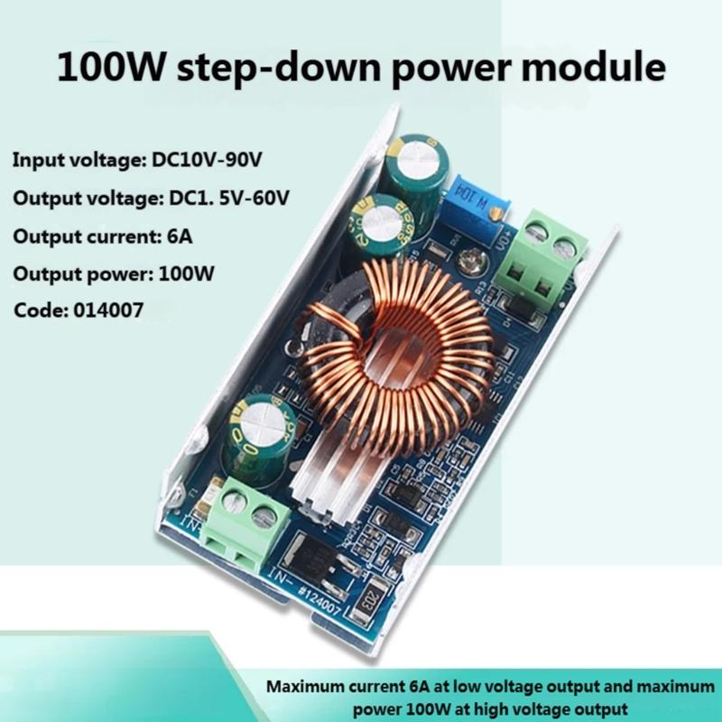 Adjustable Step Down Power Module With Multiple Voltages Outputs 90V 72V 36V 24V Synchronous Rectification Efficient