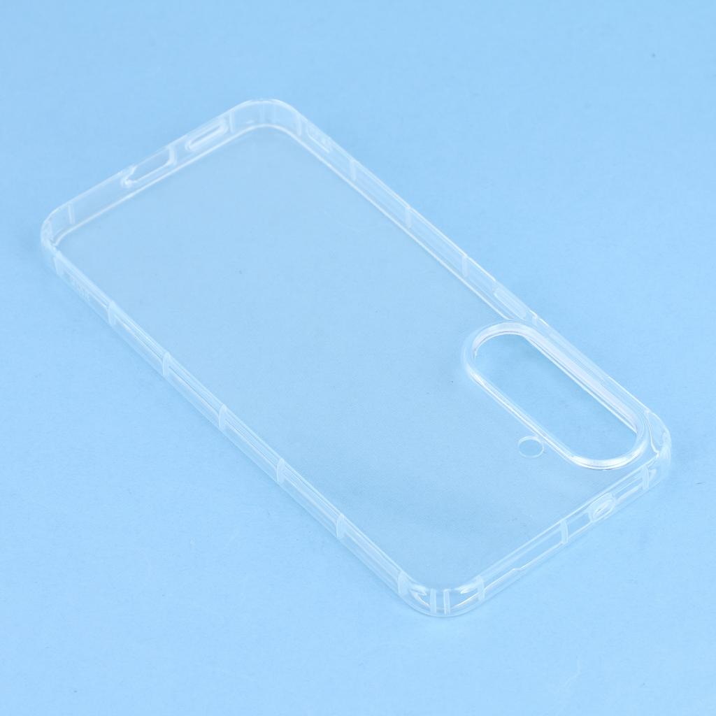 For Samsung Galaxy S25 FE Case Transparent TPU Phone Back Cover Airbag Protection