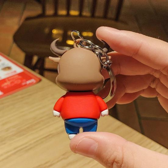 Корова кукла автомобиль брелок для ключей сумка для хранения орнамент небольшой кулон — фото 6