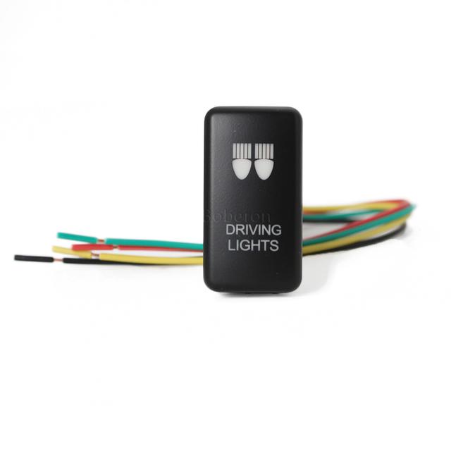 Car Reverse Bumper Driving Lights Anti-slip Power On Off Switch For Toyota Tacoma Land Cruiser Reiz Hilux Prado 120 FJ CRUISE