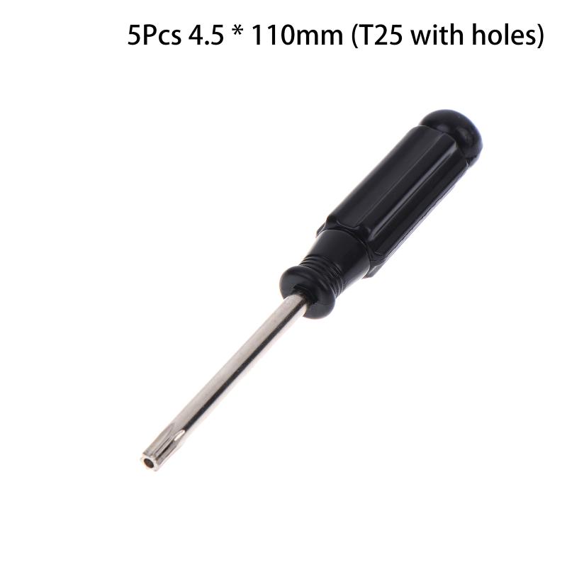 

5Pcs Small Screwdriver For T15 For T20 For T25 For T30 For Torx Head Tamper Proof Security Screw Bolt Hole Screwdriver A6