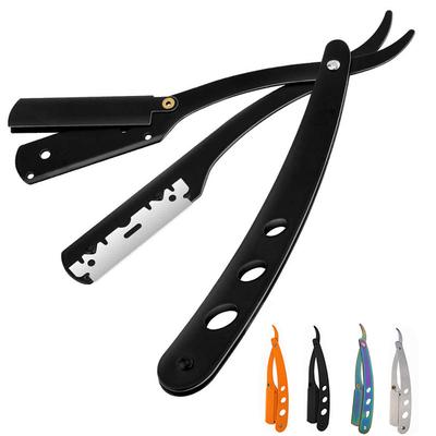 Men's Shaver Straight Edge Barber Razor Knives Manual Beard Shaving And Care Replaceable Blades Shavette Gift For Men