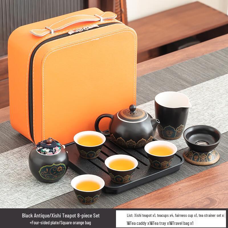 

Chaxun Black Pottery Kung Fu Tea Set