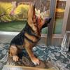 German Shepherd puppy figure