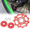 CNC Aluminium Alloy Bike Ceramic Bearing Guide Wheel Rear Derailleur Pulley for Mountain Bicyclered 11T