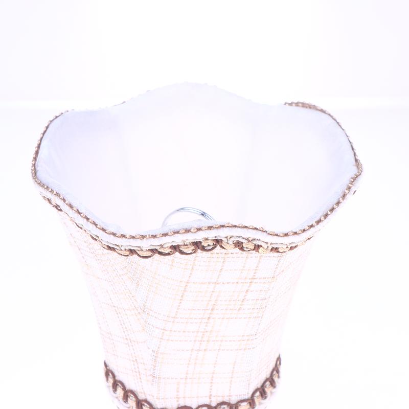 1Pcs Wall Lamp Cover Enclosure Accessories Europe Retro Lampshade Jacquard Fabric Chandelier Handmade Cloth Lampshade