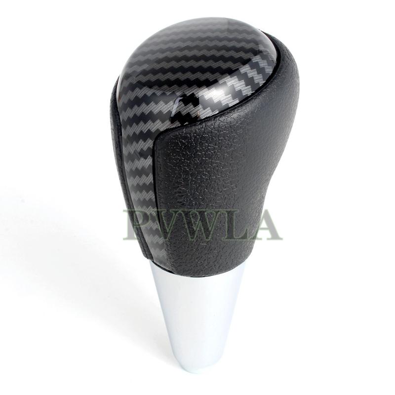 Carbon Fiber Automatic Gear Shift Knob For Toyota Corolla Camry Rav4 Highlander 2008 2009 2010 2011 Car Accessories