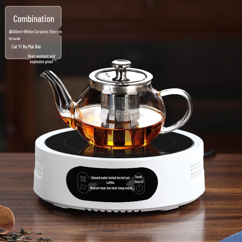 ZISIZ Heat-Resistant Glass Boiling Tea Pot