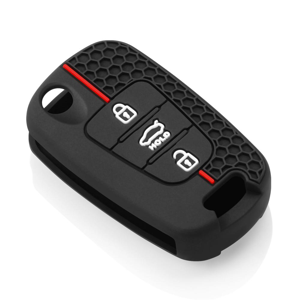 3 Buttons Silicone Key Case Cover For Kia Soul Venga Picanto Rio Sorento Ceed Sportage For Hyundai I20 I30 Veloster Ix20