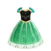 Girls Cosplay Frozen Elsa Anna Dress Children Rapunzel Jasmine Mermaid Princess Carnival Kids Pageant Disguise Costume
