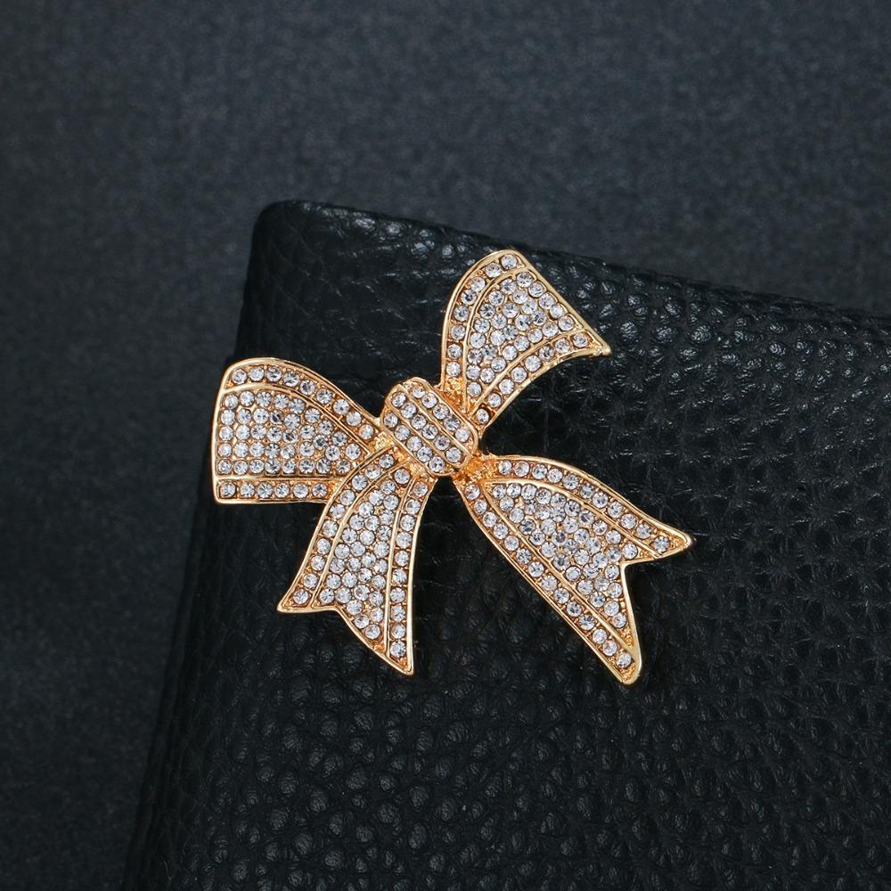 Korsage Schleife Brosche Anstecknadel Anti-Licht Kragenanstecker Damenbekleidung Zubehör