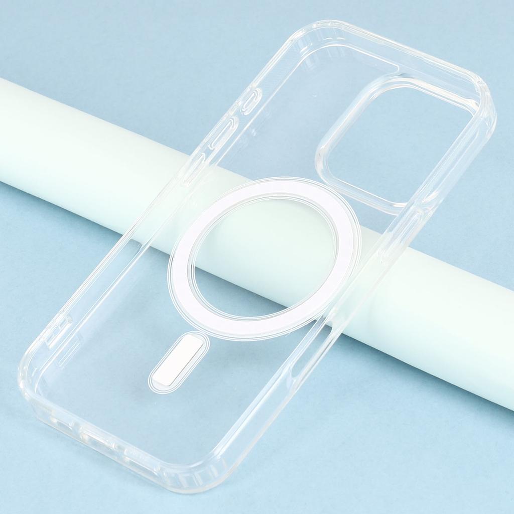 For iPhone 16 Pro Max Case Compatible with MagSafe TPU + Acrylic Clear Phone Cover