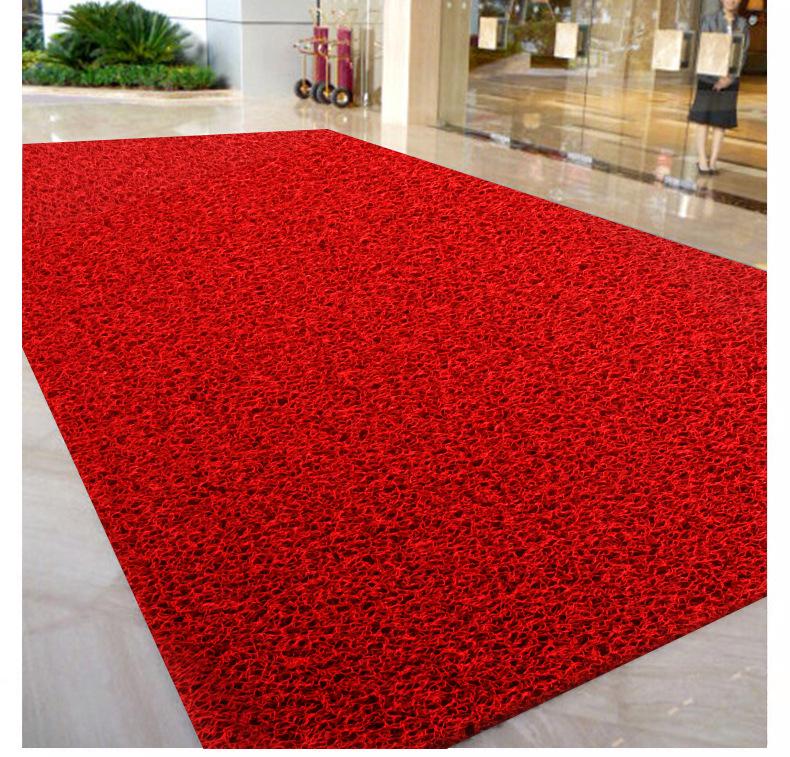 Non-Slip Waterproof PVC Hollow Mat - Thickened for Bathroom & Entrance