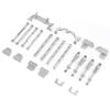 MN Model 82 Series Universal LC79 RC Car Modification, Front and Rear Metal Four-Link Suspension Kit