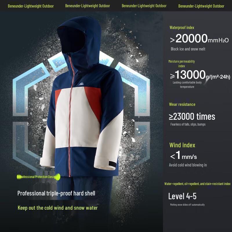 Beneunder Unisex Air-Fluffy Ski Jacket SK19324