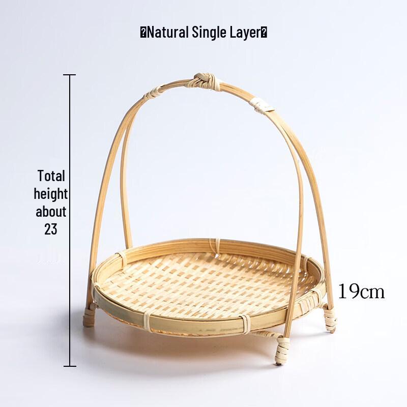 Creative Silicone Multi-layer Food & Fruit Basket with Handle