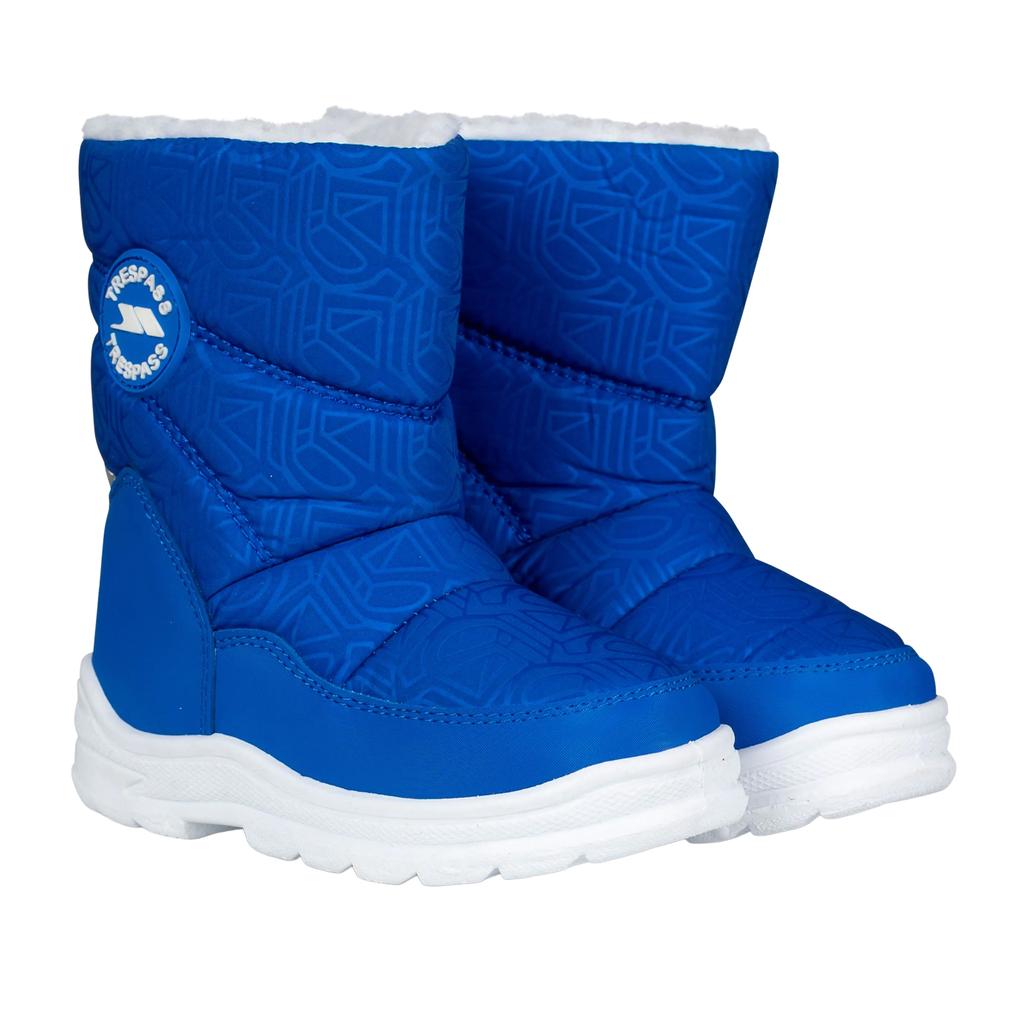 Childrens/Kids Snowflake Snow Boots
