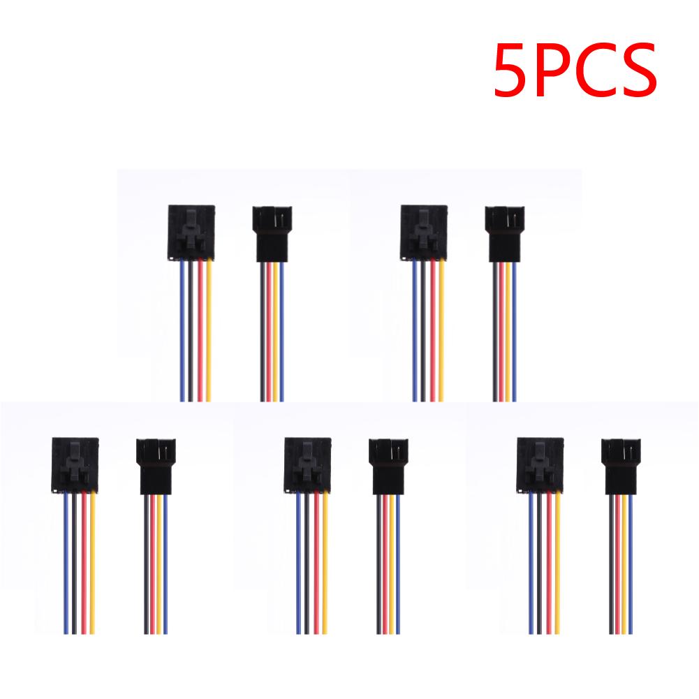5Pin to 4Pin Fan Connector Adapter Converter Extension Cable Wire for Dell Fan Conversion Cable