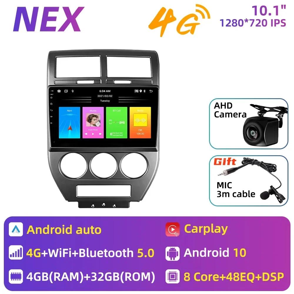 for Jeep Compass MK Patriot 2006-2010 Radio 2 Din Android Stereo Screen GPS Autoradio Head Unit Carplay Car Multimedia Player