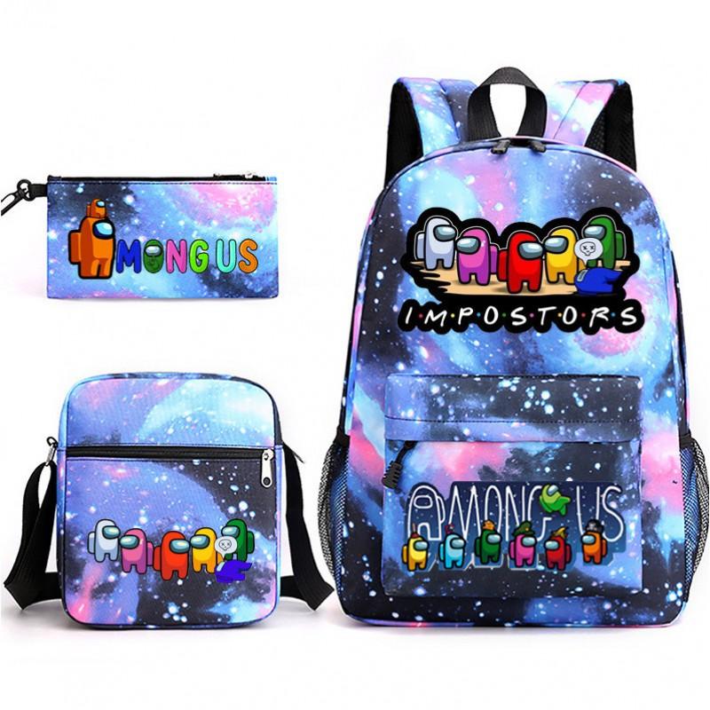 Set Zaino Scolastico Cristiano Ronaldo per Bambini Ragazzi Ragazze 15L Tessuto Oxford Borsa a Doppia Tracolla con Spallacci Imbottiti Traspiranti