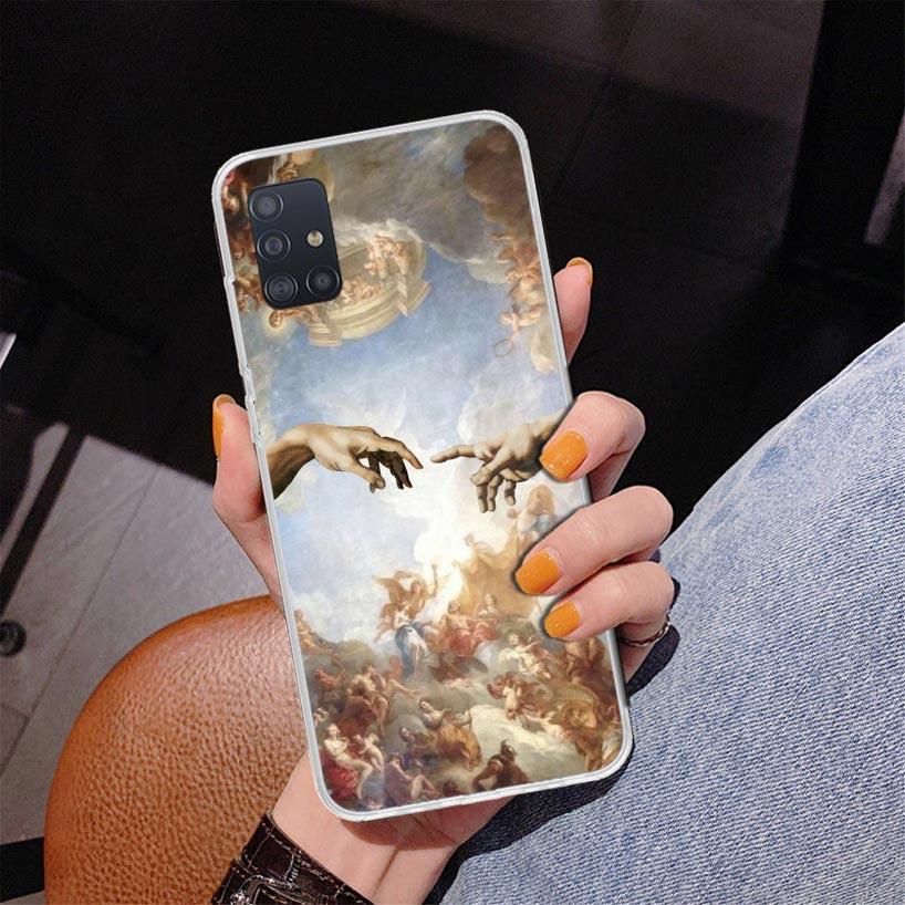 Renaissance Art Painting Phone Case For Samsung Galaxy A52 A32 A22 A12 A51 A31 A50S A30S A20S A10S Note 20 Ultra 10 Plus S10 A72