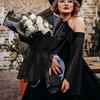 1Pair Detachable Flared Sleeves Bride Elegant Solid Color Chiffon Long Gloves Wedding Performance Dress Costume Accessories