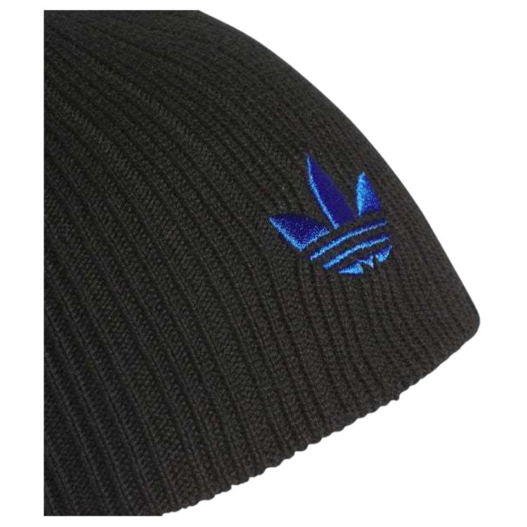 Adidas Originals Embroidered Logo Design Acrylic Cotton Yarn Hat Unisex Hats Black JY2716