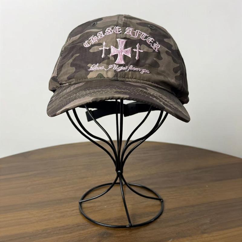 New Retro old cross-stitch camouflage baseball cap for men and women matching face small new casual soft top Sun baseball cap