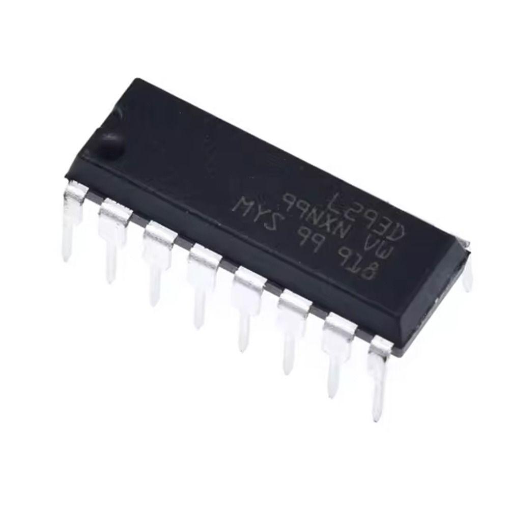 10pcs 1.2A Channel 16-pin IC Stepper L293 L293D Chip Bidirectional Driver  Electronic Components