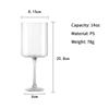 14Oz Champagne Glass Cocktail Cup Champagne Glass Red Wine Glass Plastic Cup Detachable Threaded High Footed Cup Beverage Cup
