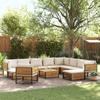 VidaXL Garden Lounge Set with Cushions 12 Pcs Solid Acacia Wood, Outdoor Sofa Set, Modular Sofa, Sofa 3214925
