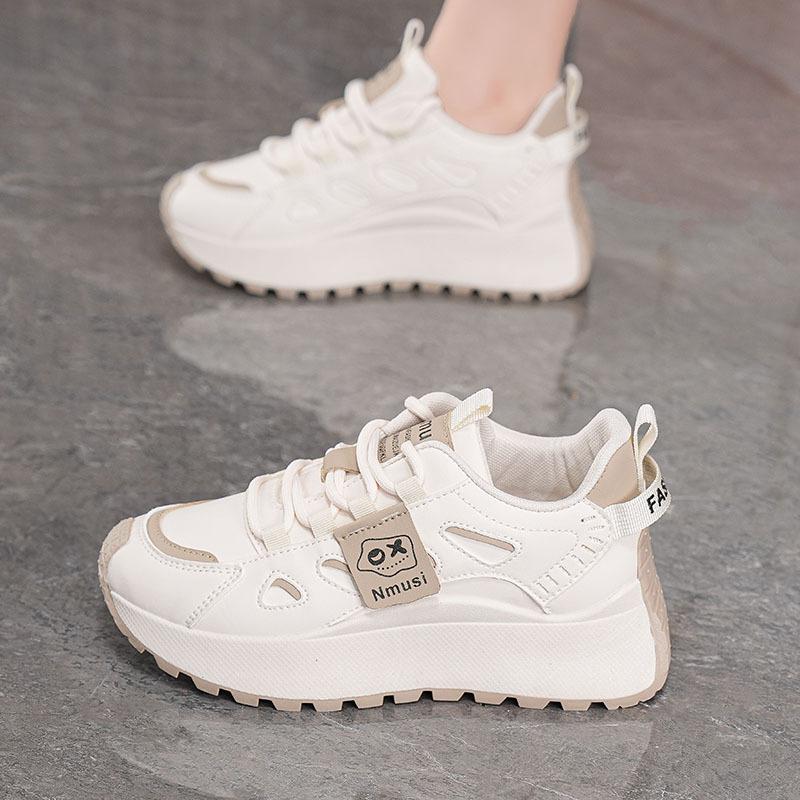 New Style Women's Breathable Shoes, Versatile Thick-soled Sports Shoes, Casual Dad Shoes