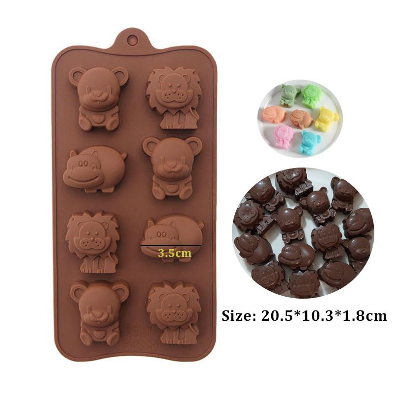 1-29 Handmade Silicone Mould Chocolate Candy Jelly Pudding Ice Mold Baking Tool